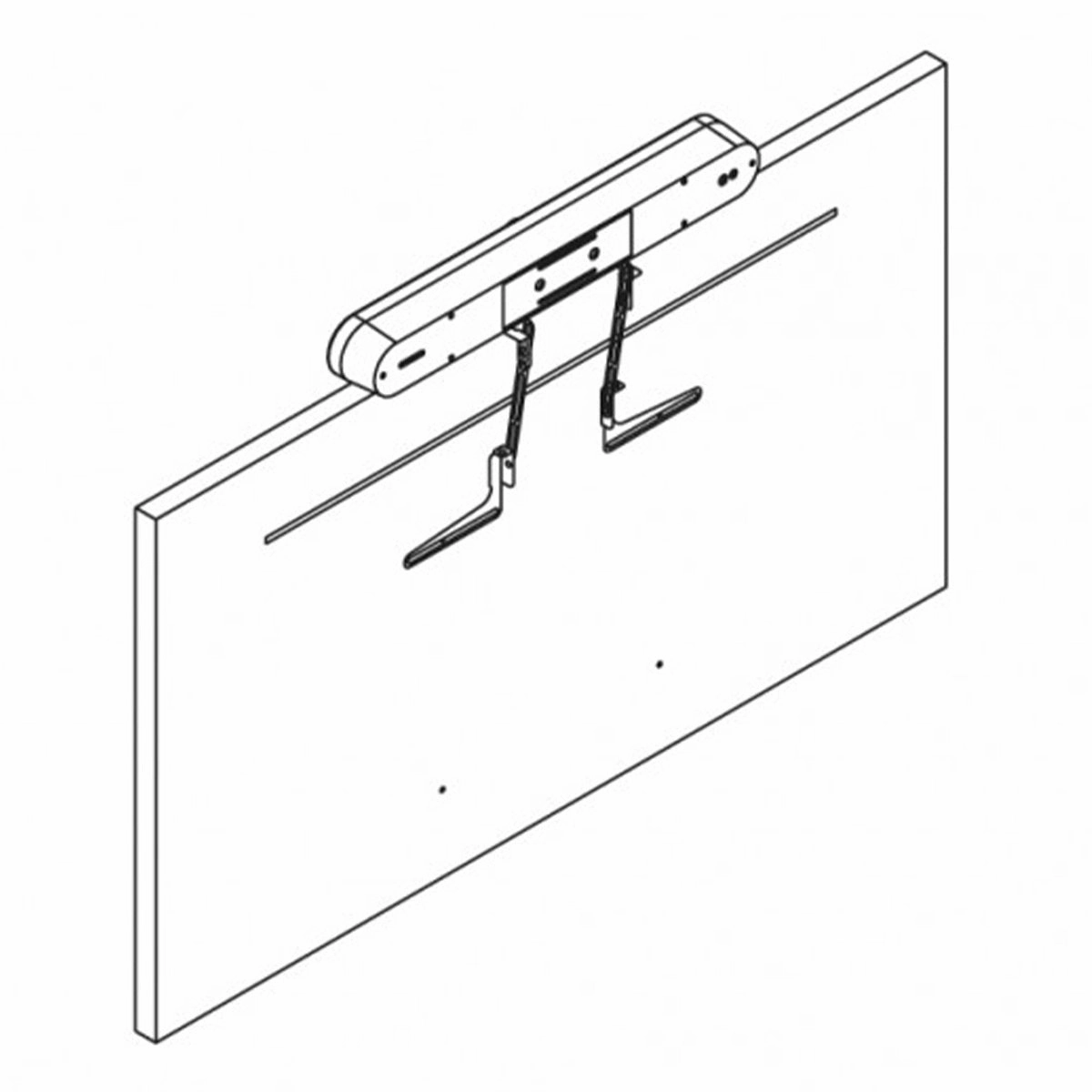 Salamander Designs Universal Soundbar Mount for Acadia Mobile X-Large Fixed Height Wall Stand