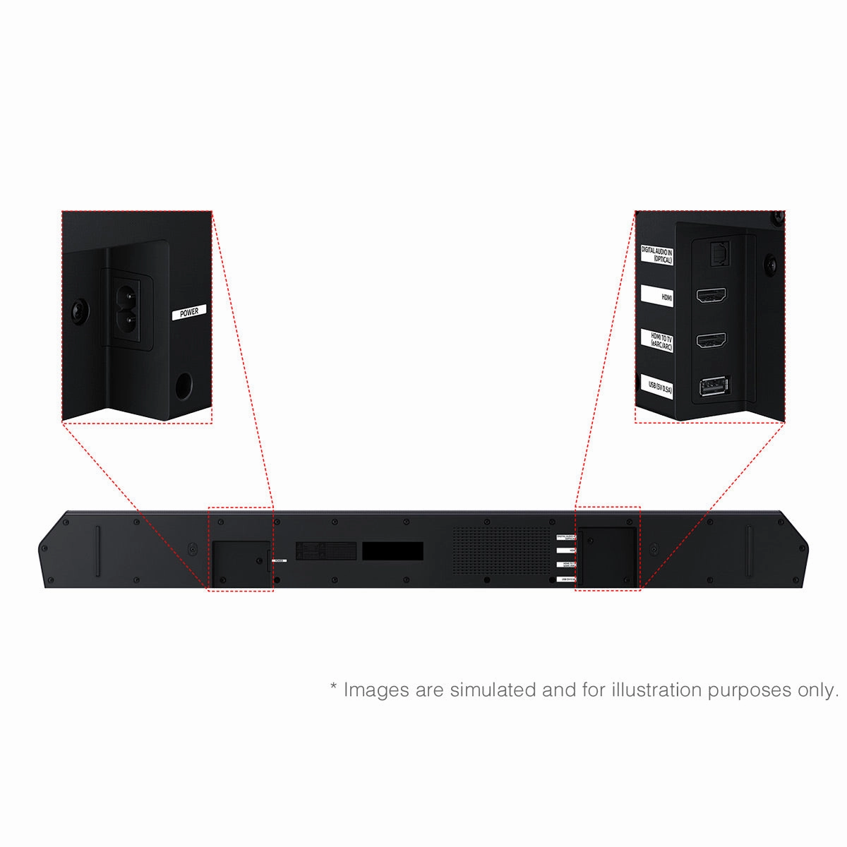 Samsung HW-Q600F 3.1.2 Channel Soundbar and Wireless Subwoofer