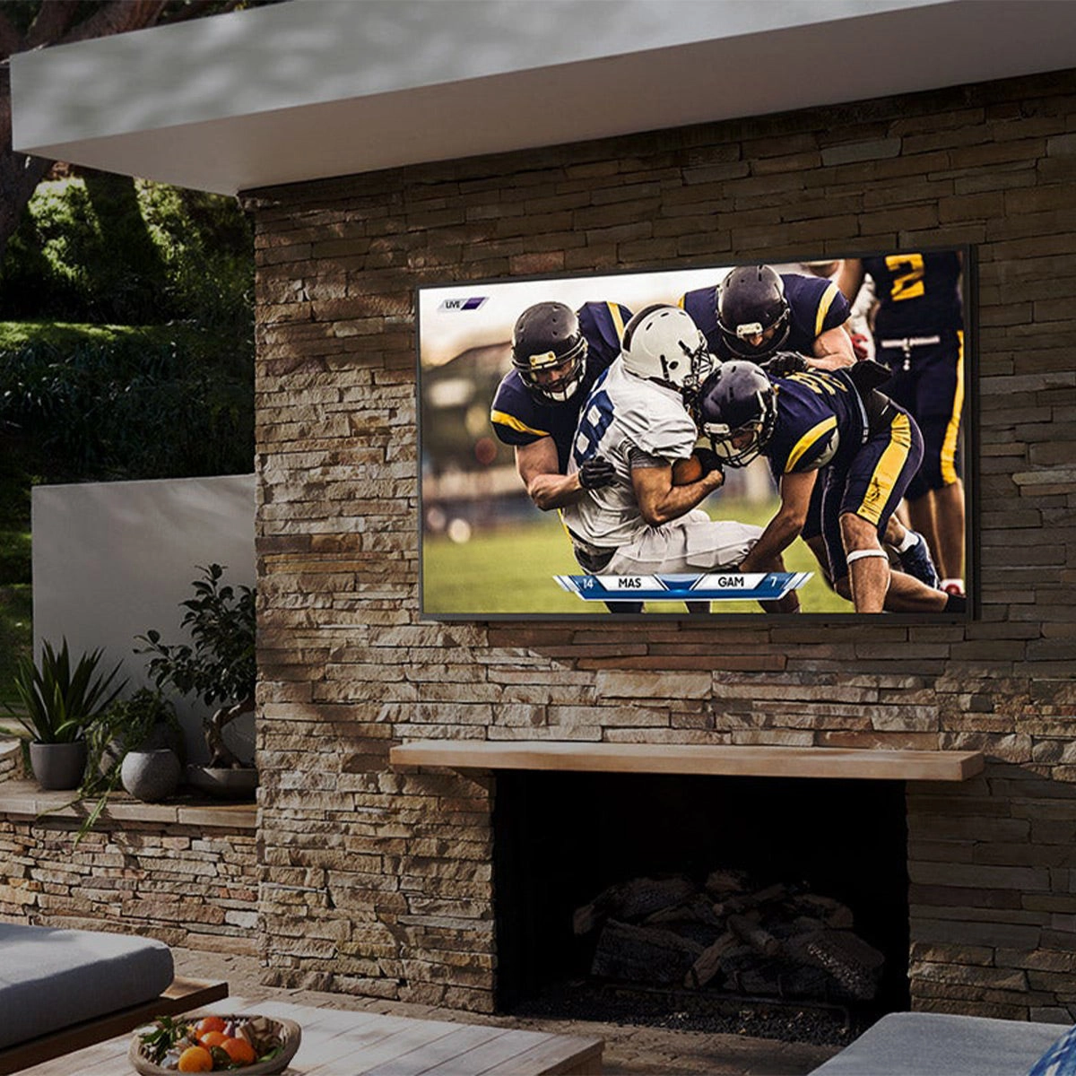 Samsung QN55LST7TA 55" The Terrace Partial Sun QLED 4K UHD Outdoor Smart TV