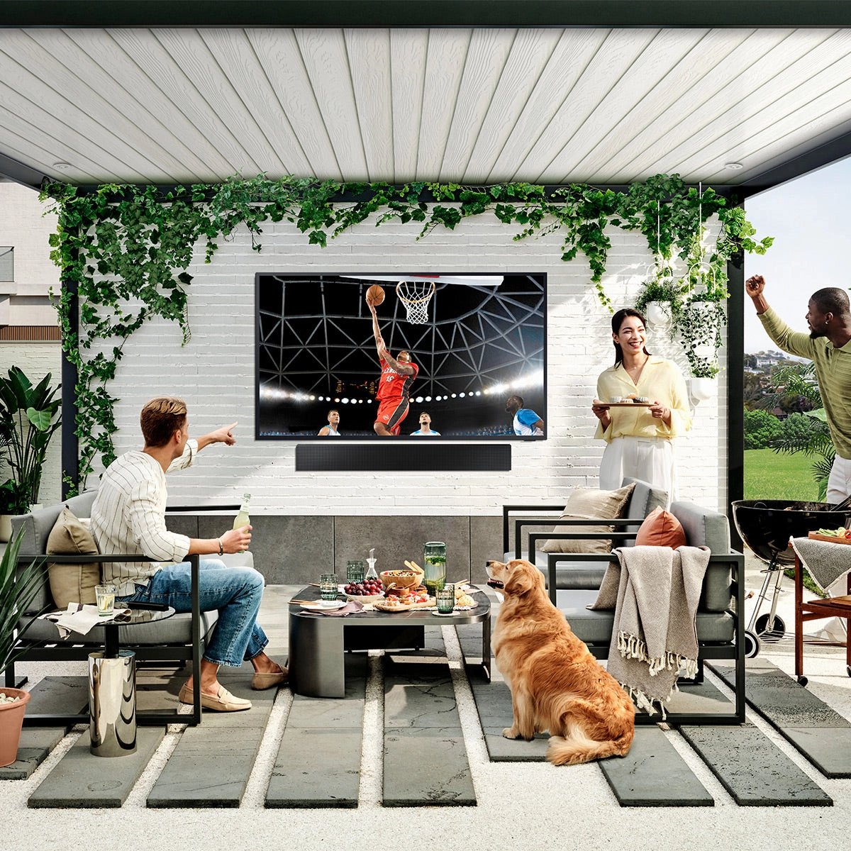 Samsung QN75LST7DA 75" 4K The Terrace Partial Sun QLED UHD Outdoor Smart TV (2024)