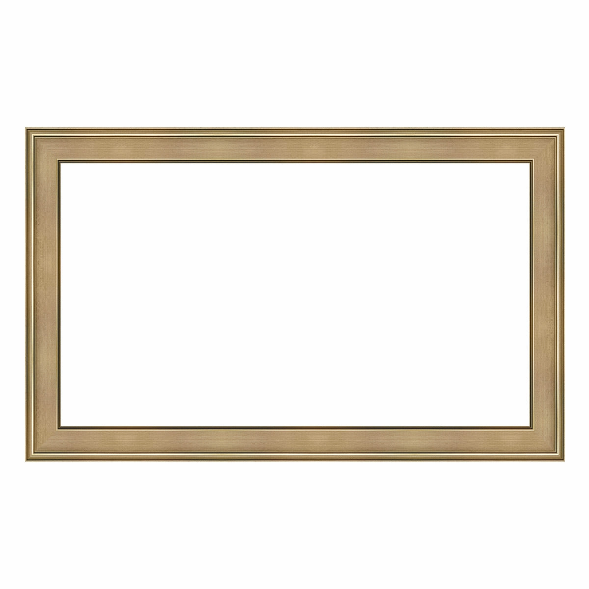 Samsung The Frame 55" QLED HDR Smart TV (2024) with Deco TV 55" Customizable Frame (Champagne)