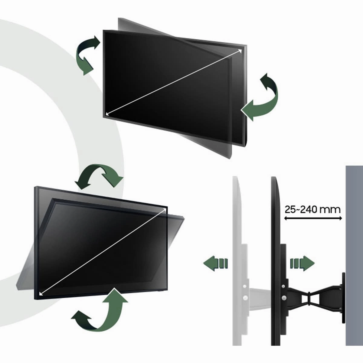 Samsung WMN4277TT 65" & 75" The Terrace Wall Mount Metal