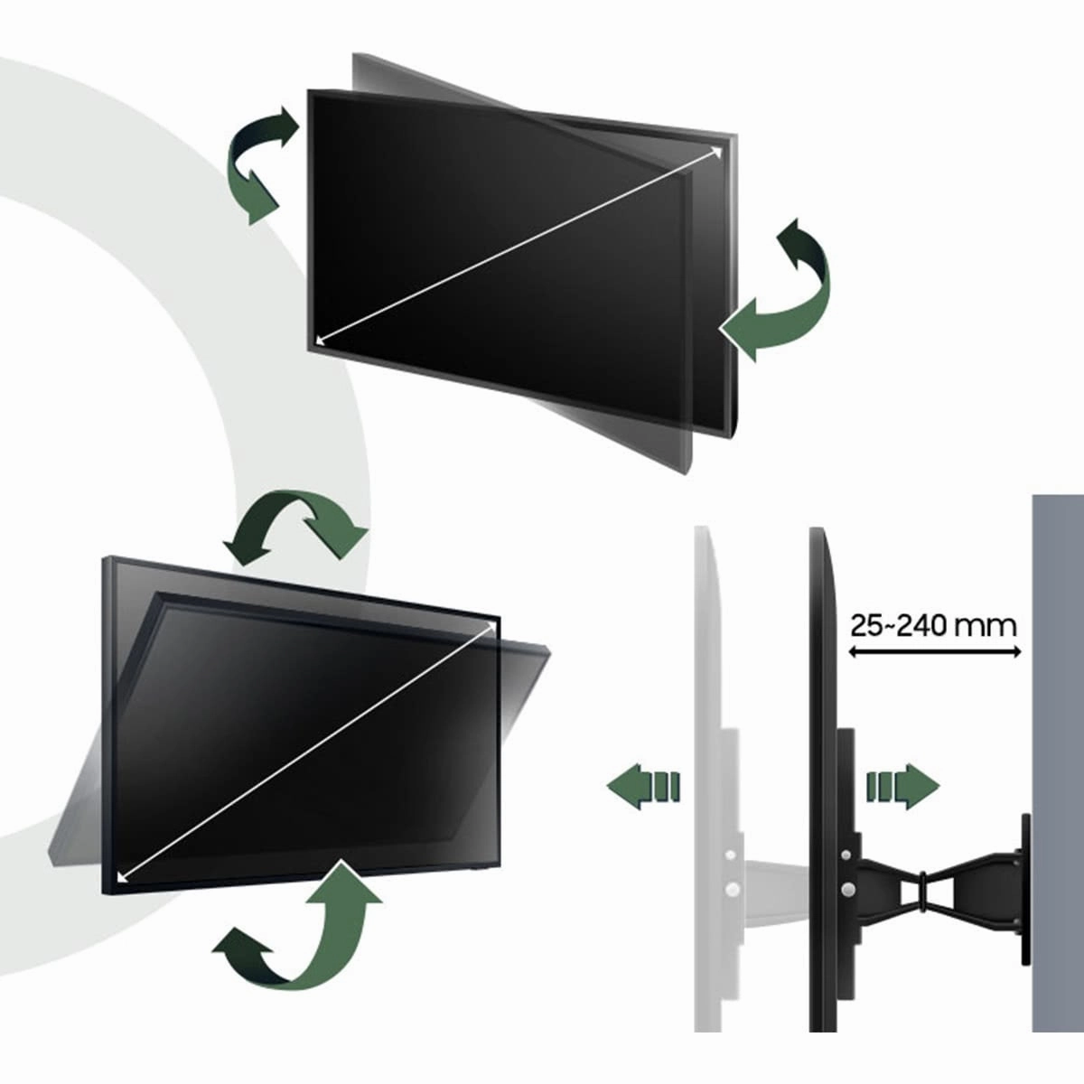 Samsung WMN4277TT 65" & 75" The Terrace Wall Mount Metal