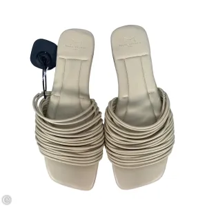 Sandals Flats By Marc Fisher In Cream, Size: 7.5 marc-fisher