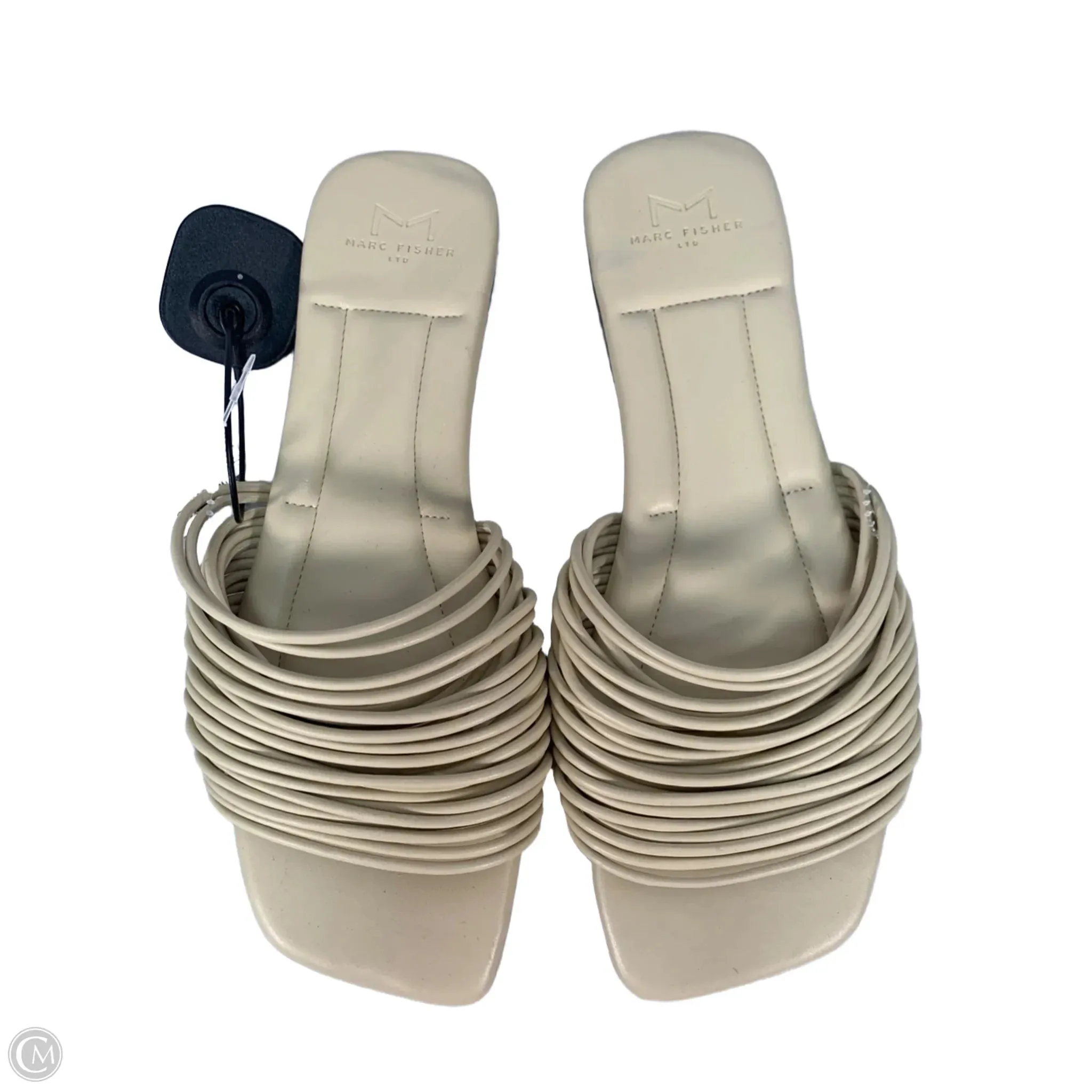 Sandals Flats By Marc Fisher In Cream, Size: 7.5 marc-fisher