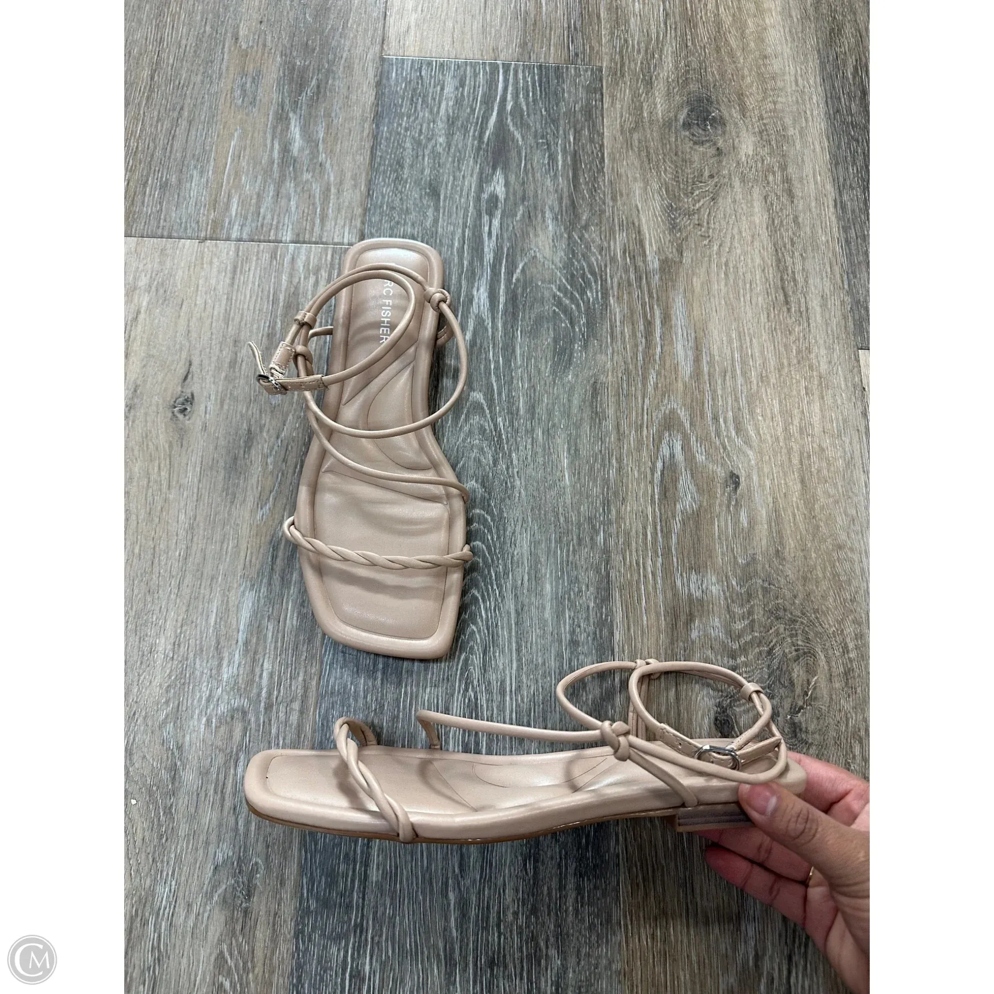 Sandals Flats By Marc Fisher In Tan, Size: 6.5 marc-fisher