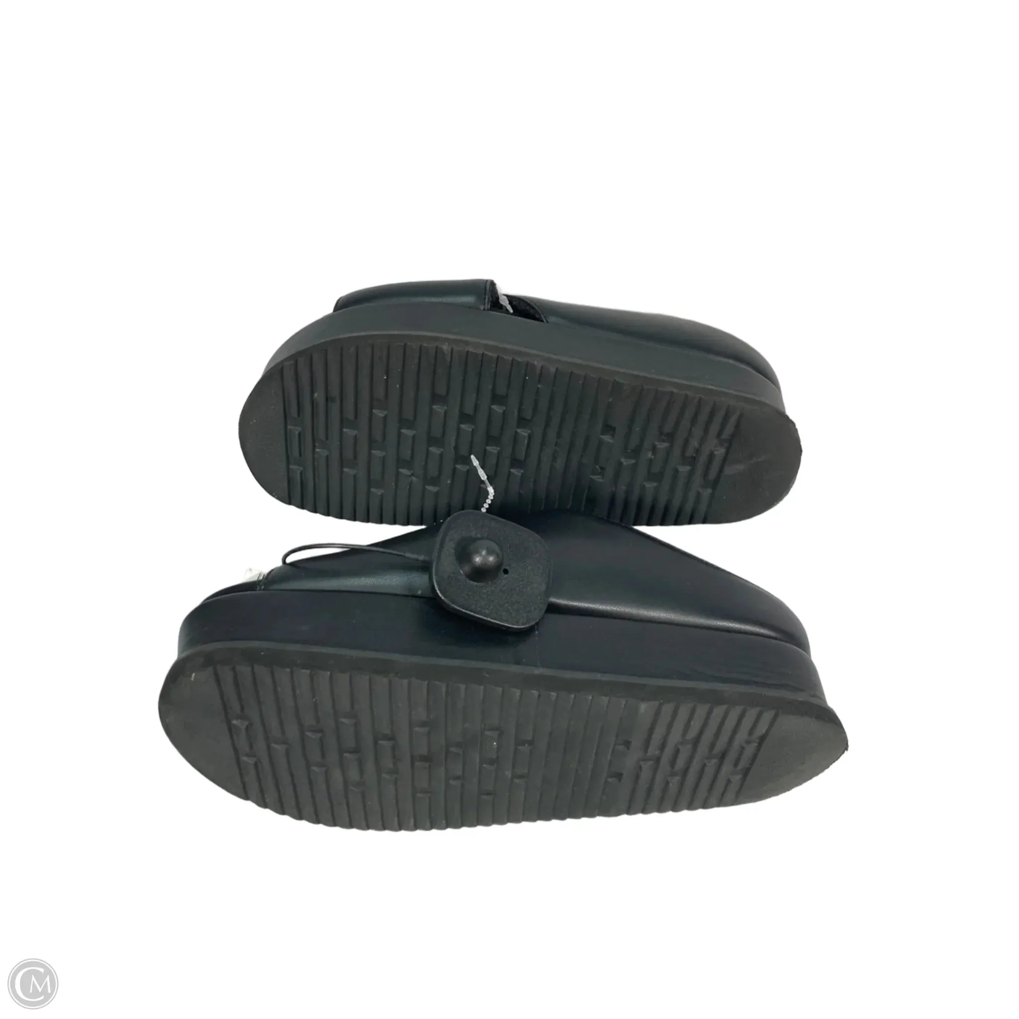 Sandals Heels Platform By Clothes Mentor In Black, Size: 7
