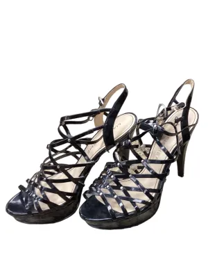 Sandals Heels Stiletto By Marc Fisher In Black, Size: 8 marc-fisher