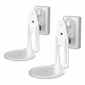 Sanus Adjustable Speaker Wall Mount for Sonos Era 100 - Pair (White) Speaker stands,Audio Stands,Speaker Mounts