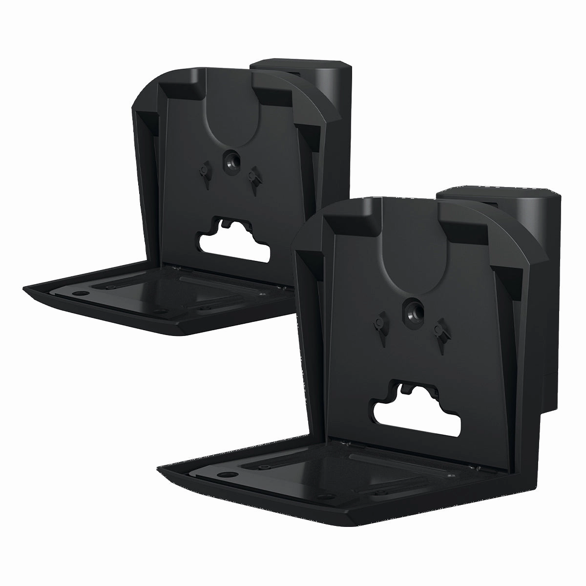 Sanus Adjustable Speaker Wall Mounts for Sonos Era 300 - Pair (Black) Speaker stands,Audio Stands,Speaker Mounts
