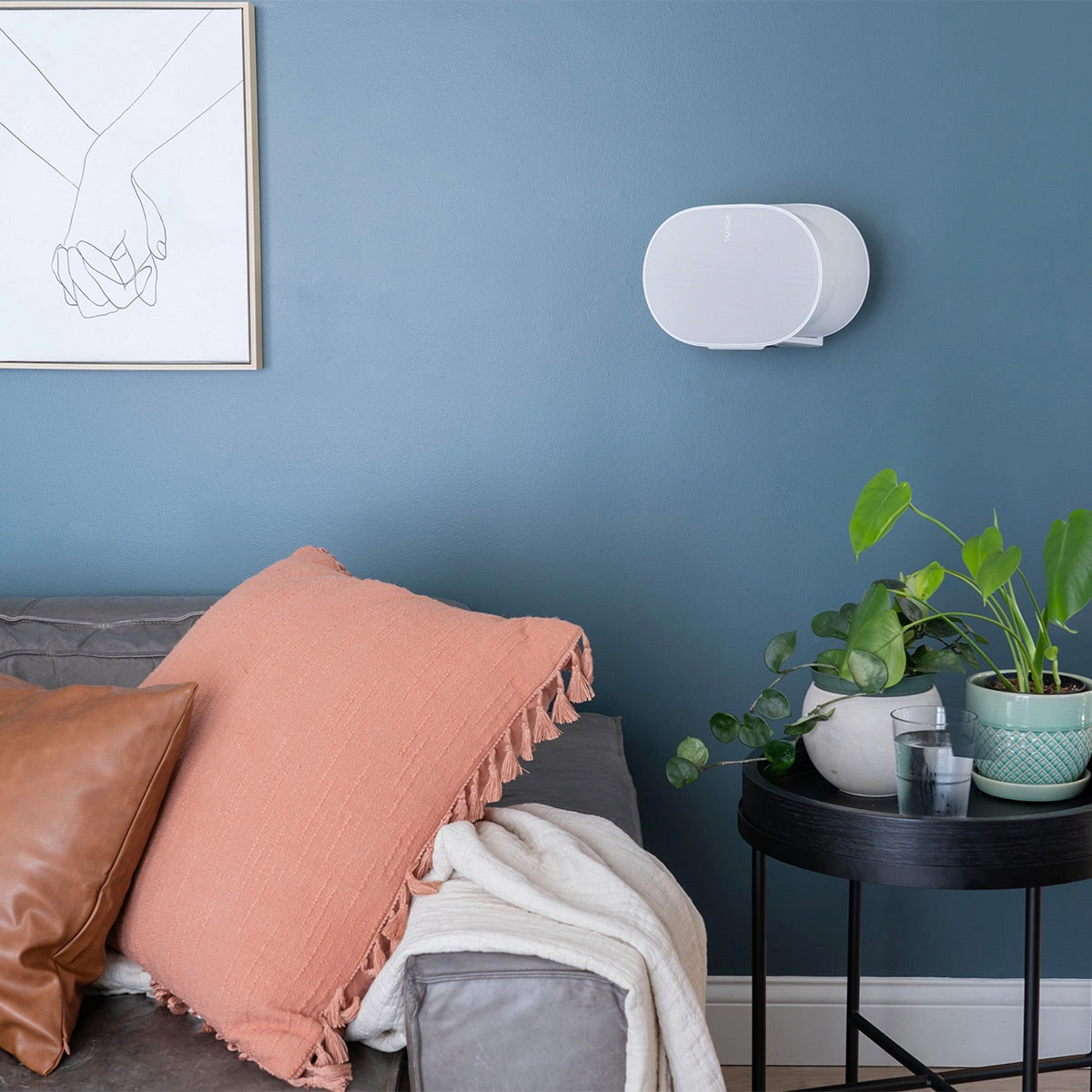 Sanus Adjustable Speaker Wall Mounts for Sonos Era 300 - Pair (White)