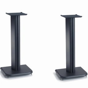 Sanus BF24 24" Fixed-Height Basic Foundations Speaker Stands - Pair (Black) Speaker stands,Audio Stands,Speaker Mounts