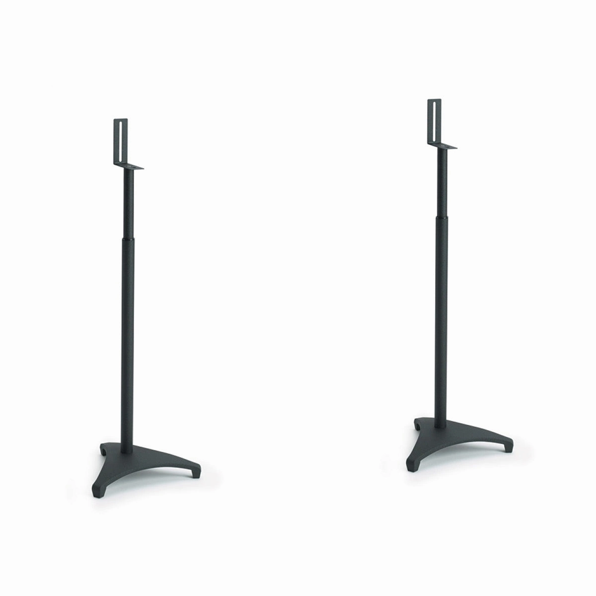 Sanus EFSat Height-Adjustable Stands for Satellite Speakers - Pair (Black) Speaker stands,Audio Stands,Speaker Mounts