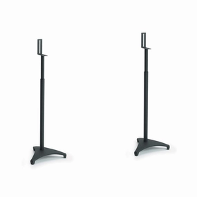 Sanus EFSat Height-Adjustable Stands for Satellite Speakers - Pair (Black) Speaker stands,Audio Stands,Speaker Mounts
