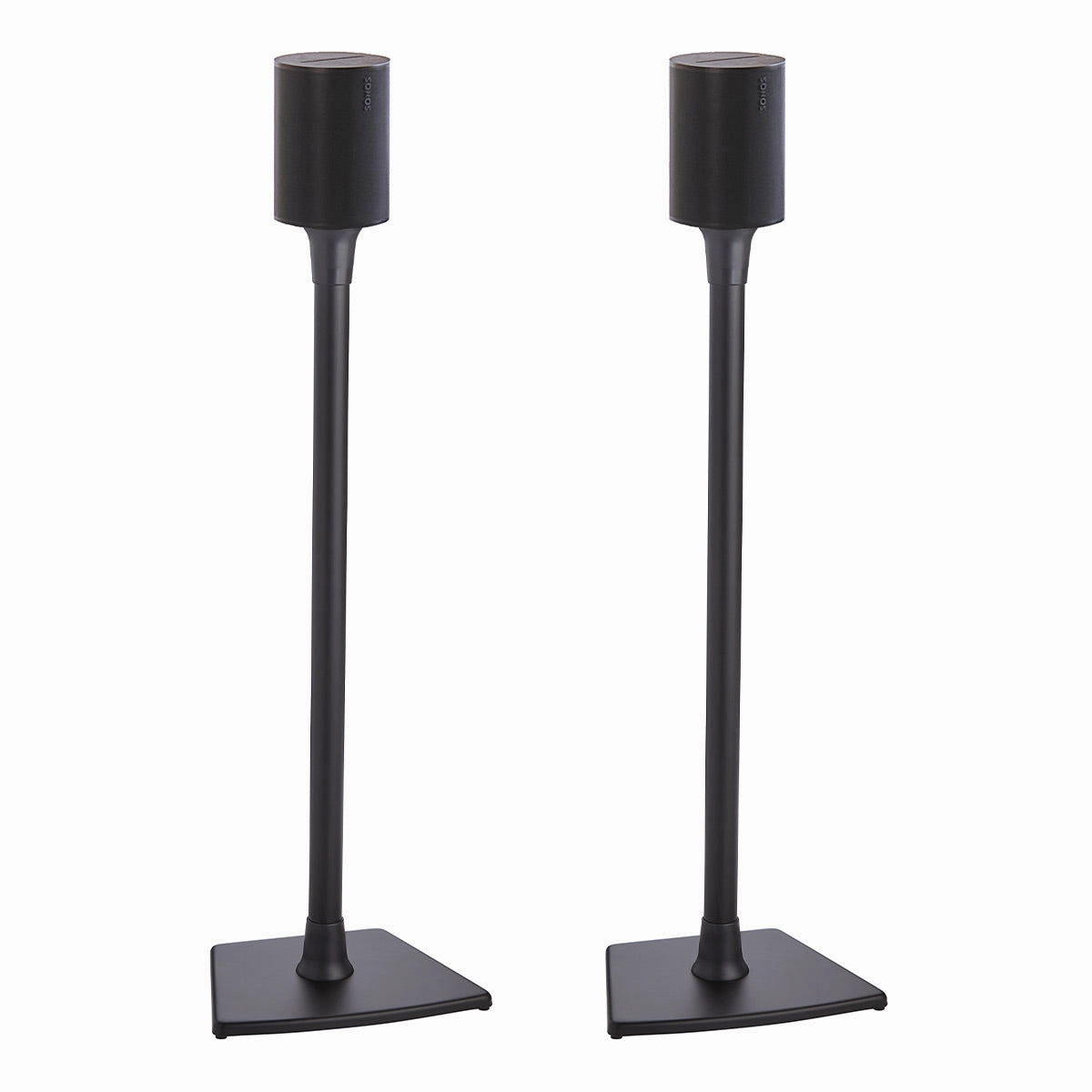 Sanus Fixed-Height Speaker Stands for Sonos Era 100 - Pair (Black) Speaker stands,Audio Stands,Speaker Mounts