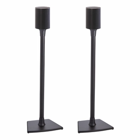 Sanus Fixed-Height Speaker Stands for Sonos Era 100 - Pair (Black) Speaker stands,Audio Stands,Speaker Mounts