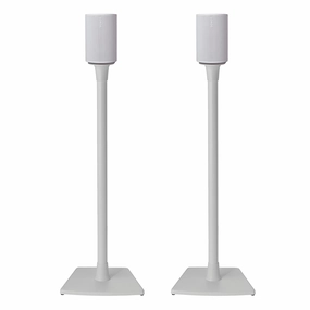 Sanus Fixed-Height Speaker Stands for Sonos Era 100 - Pair (White) Speaker stands,Audio Stands,Speaker Mounts