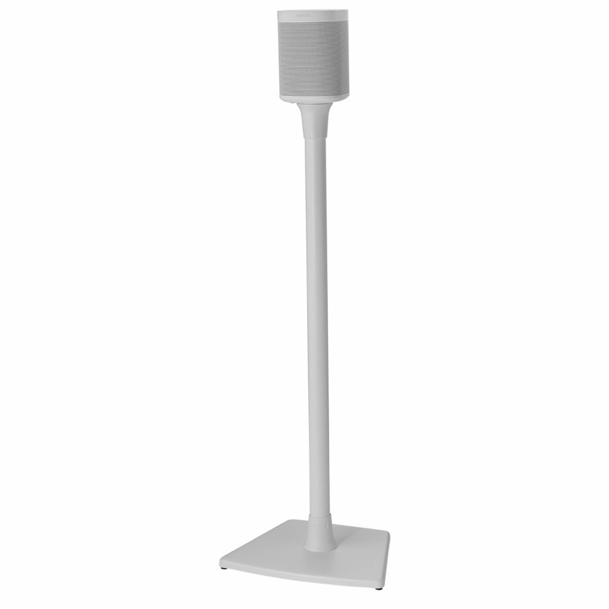 Sanus Fixed-Height Wireless Speaker Stands for Sonos ONE, PLAY:1, and PLAY:3 - Pair (White)