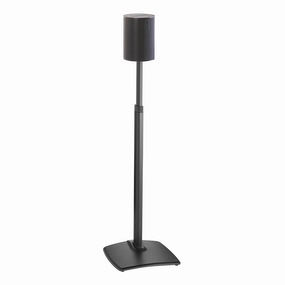 Sanus Height-Adjustable Speaker Stand for Sonos Era 100 - Each (Black) Speaker stands,Audio Stands,Speaker Mounts