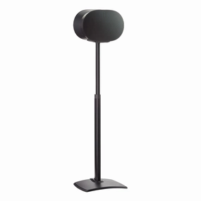 Sanus Height-Adjustable Speaker Stand for Sonos Era 300 - Each (Black) Speaker stands,Audio Stands,Speaker Mounts