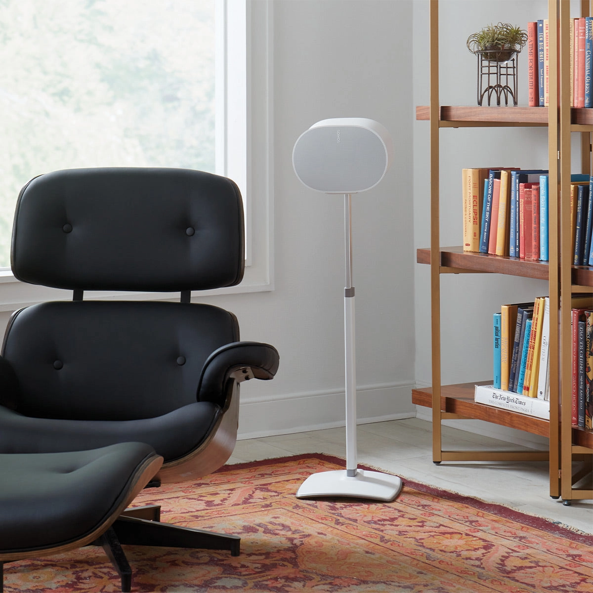 Sanus Height-Adjustable Speaker Stand for Sonos Era 300 - Each (White)