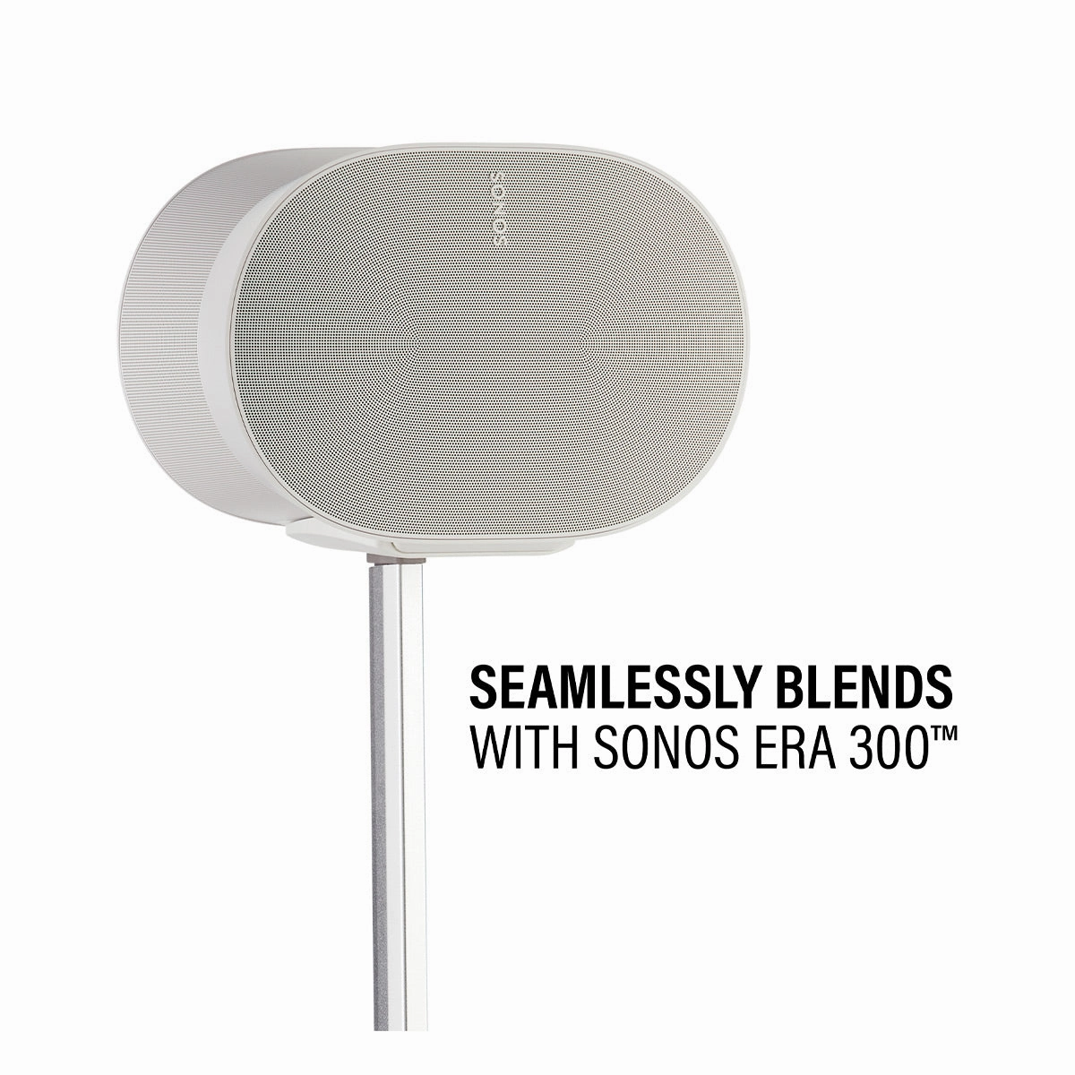 Sanus Height-Adjustable Speaker Stand for Sonos Era 300 - Each (White)