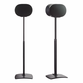 Sanus Height-Adjustable Speaker Stands for Sonos Era 300 - Pair (Black) Speaker stands,Audio Stands,Speaker Mounts