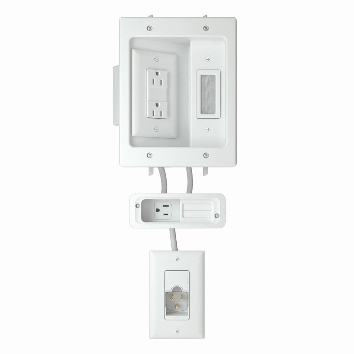 Sanus In-Wall Power Kit For Soundbars and Mounted TVs hi-fi power strip,hi-fi surge protector,hi-fi coaxial input