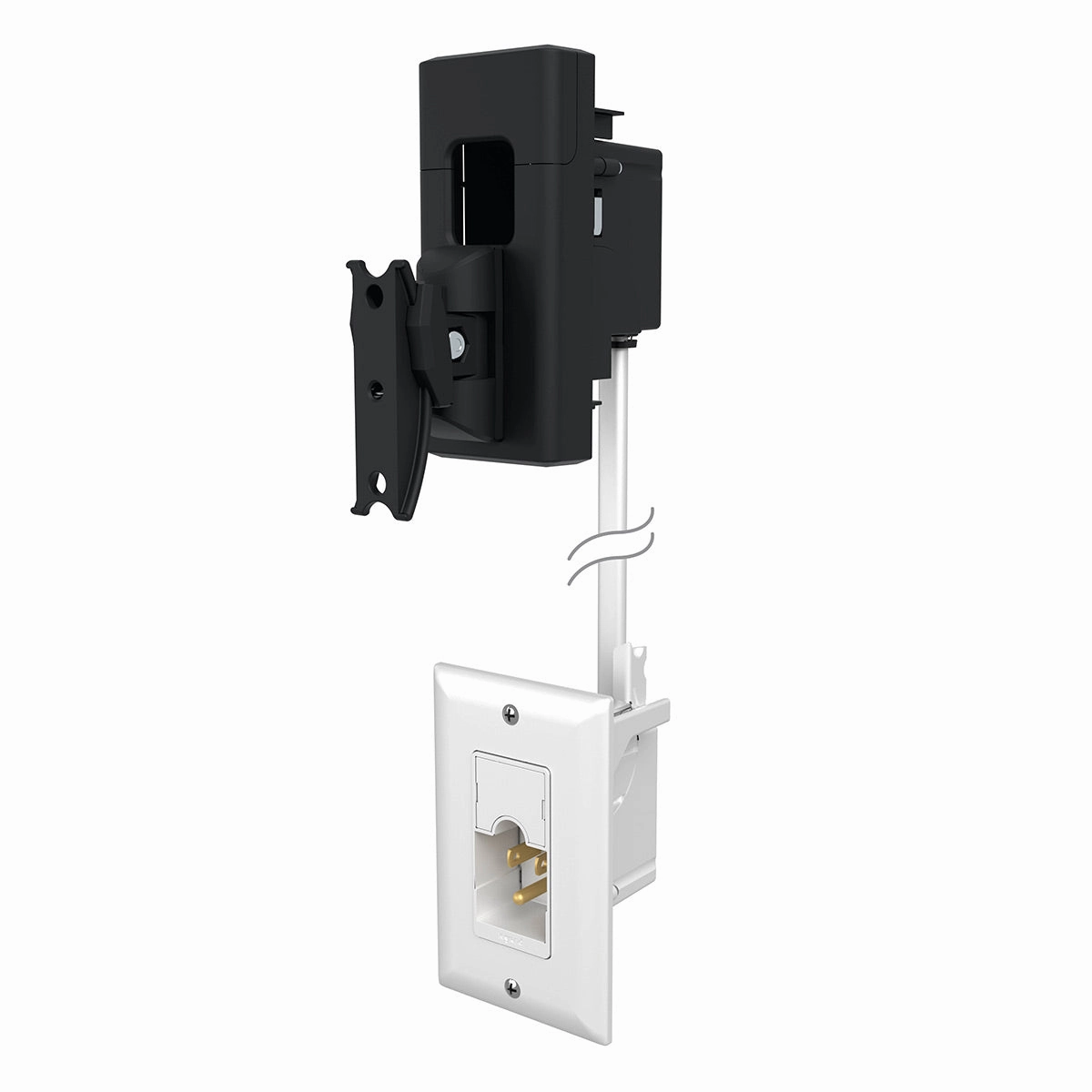Sanus Universal Tilt & Swivel Speaker Wall Mount and Power Kit - Each Speaker stands,Audio Stands,Speaker Mounts