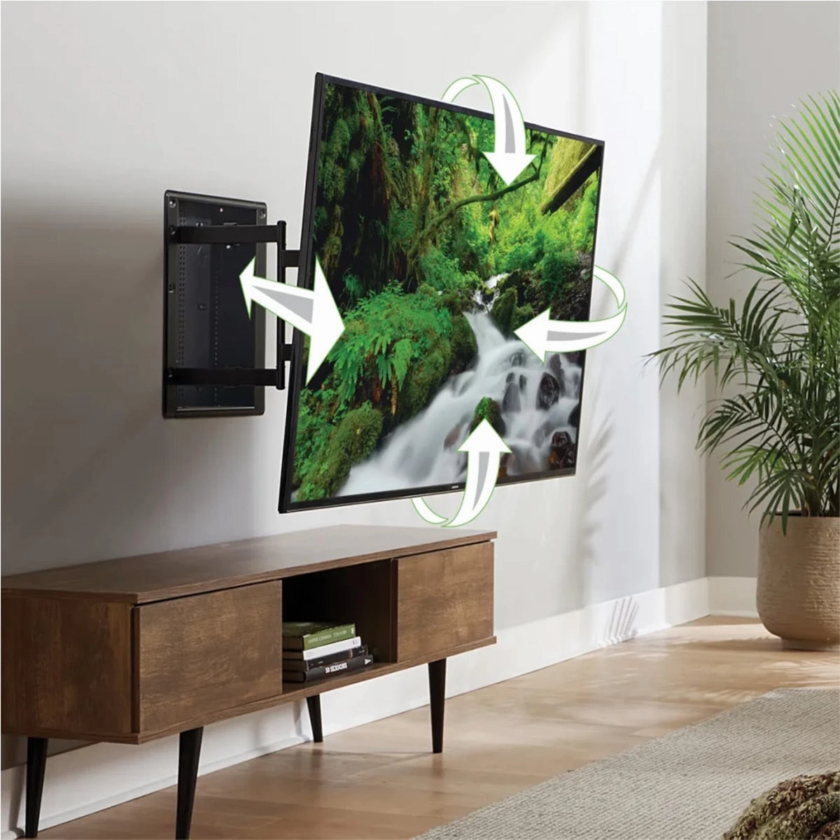 Sanus VIWLF128 Premium Large In-Wall Full Motion TV Mount for 42"-85" TVs
