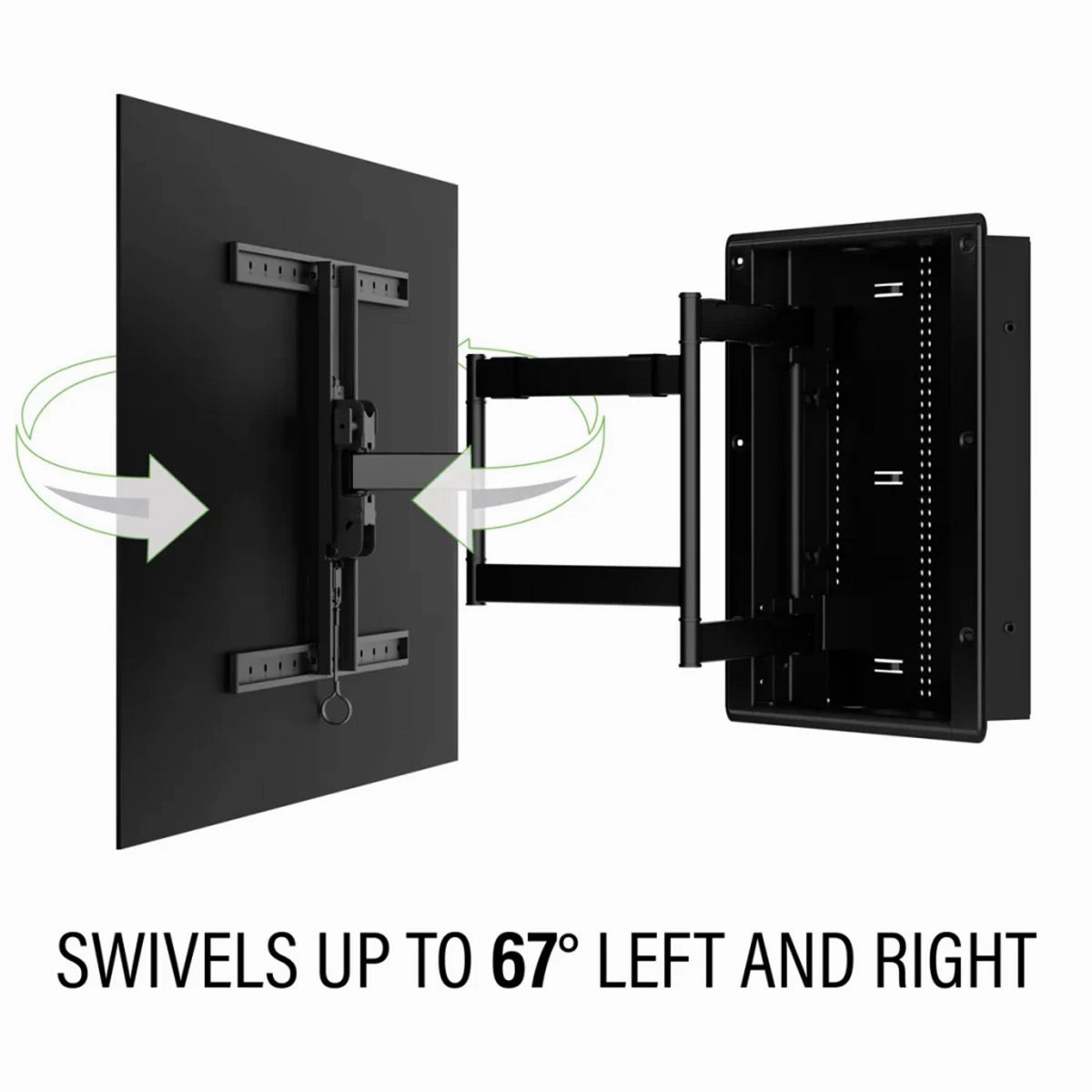 Sanus VIWLF128 Premium Large In-Wall Full Motion TV Mount for 42"-85" TVs