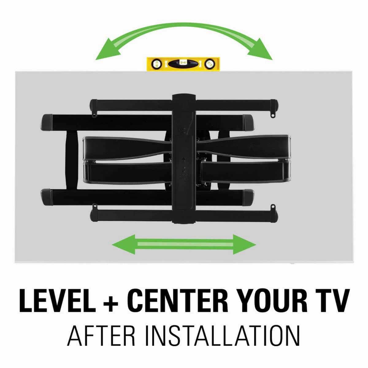 Sanus VLF728 Large Full Motion TV Mount for 42" - 90" TV (Black)