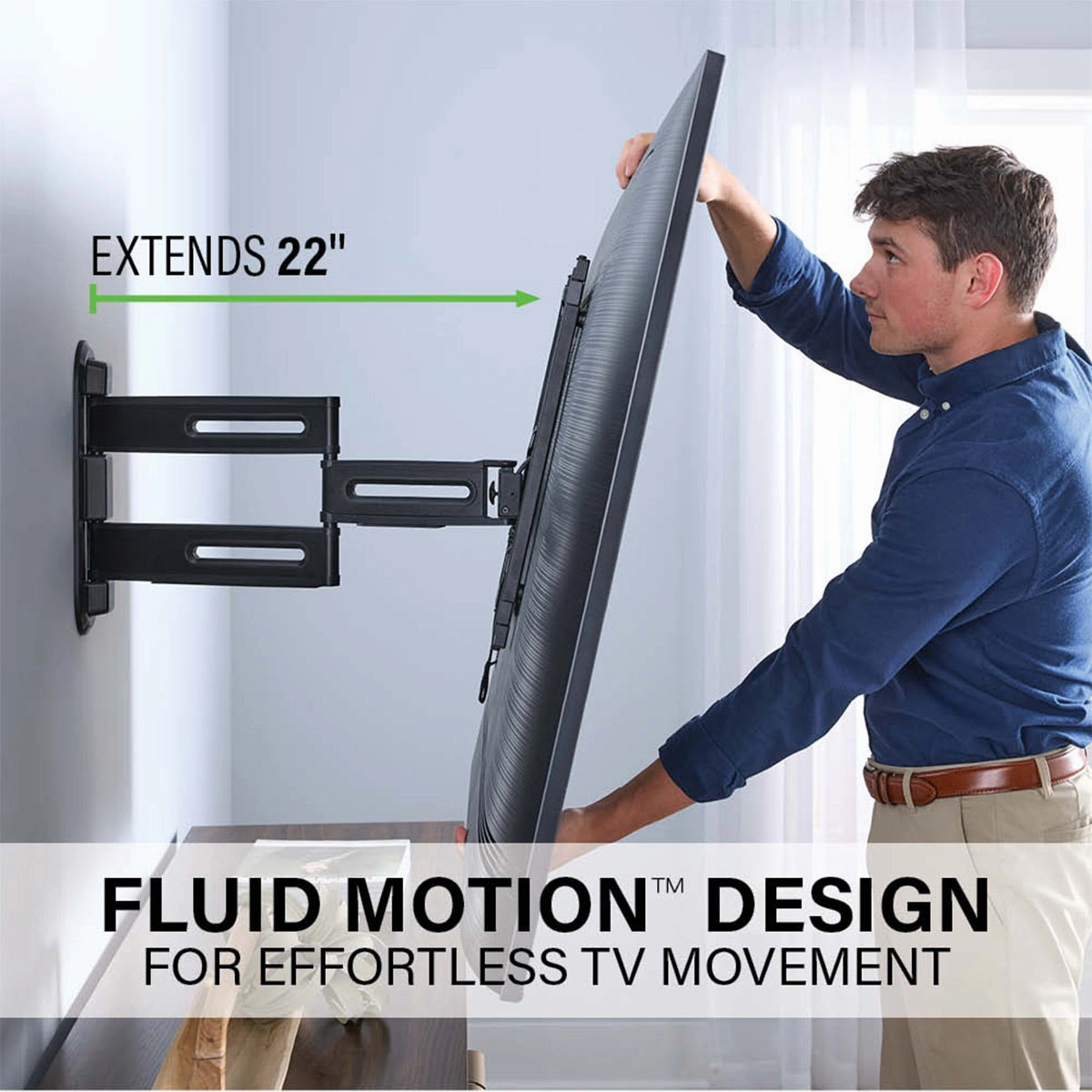 Sanus VMF822-B2 Premium Full-Motion Mount for 32" - 65" TV