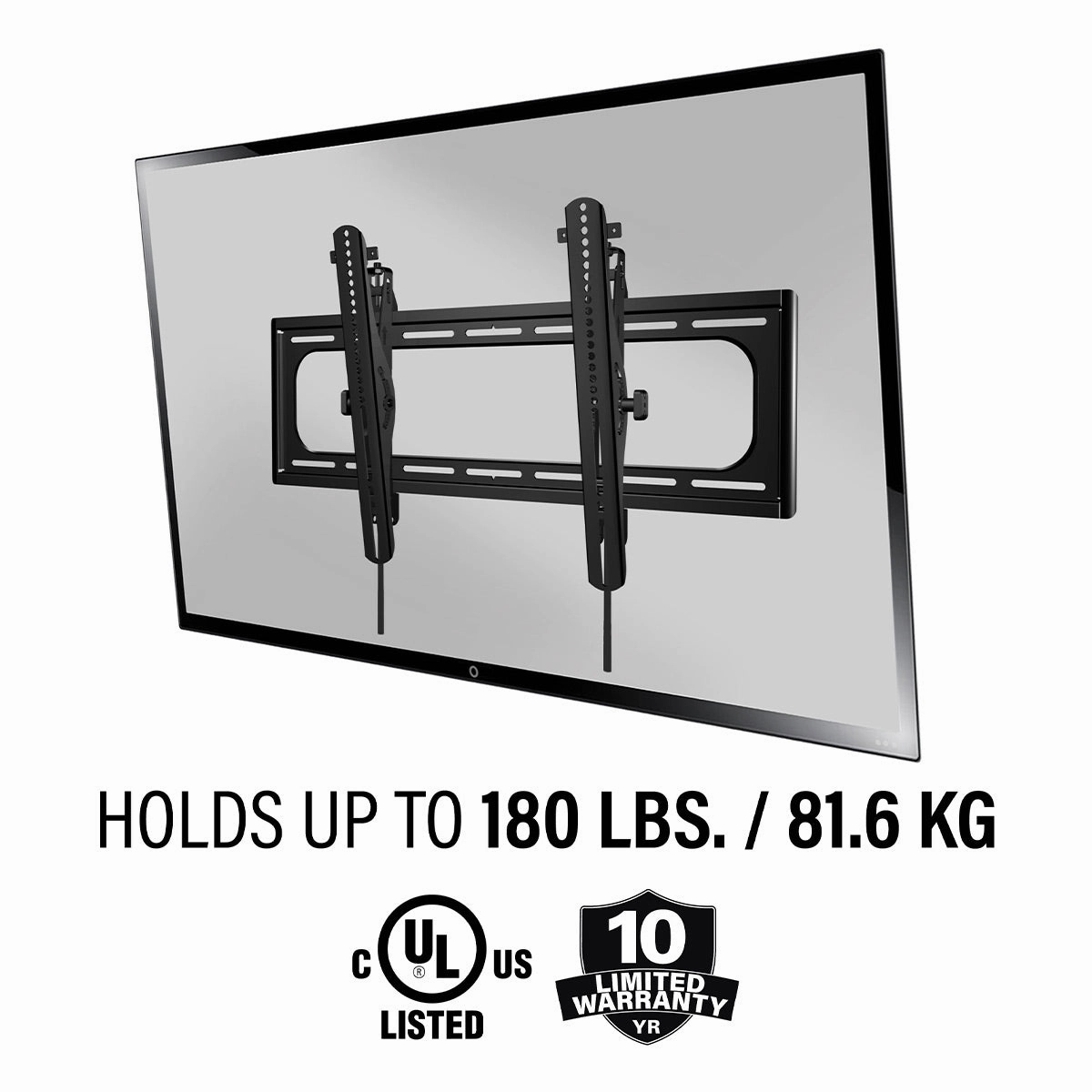 Sanus VODLT1-B2 Premium Large Outdoor Tilt Mount with Corrosion Resistant Coating & Stainless-Steel Hardware for 37"-95" TVs