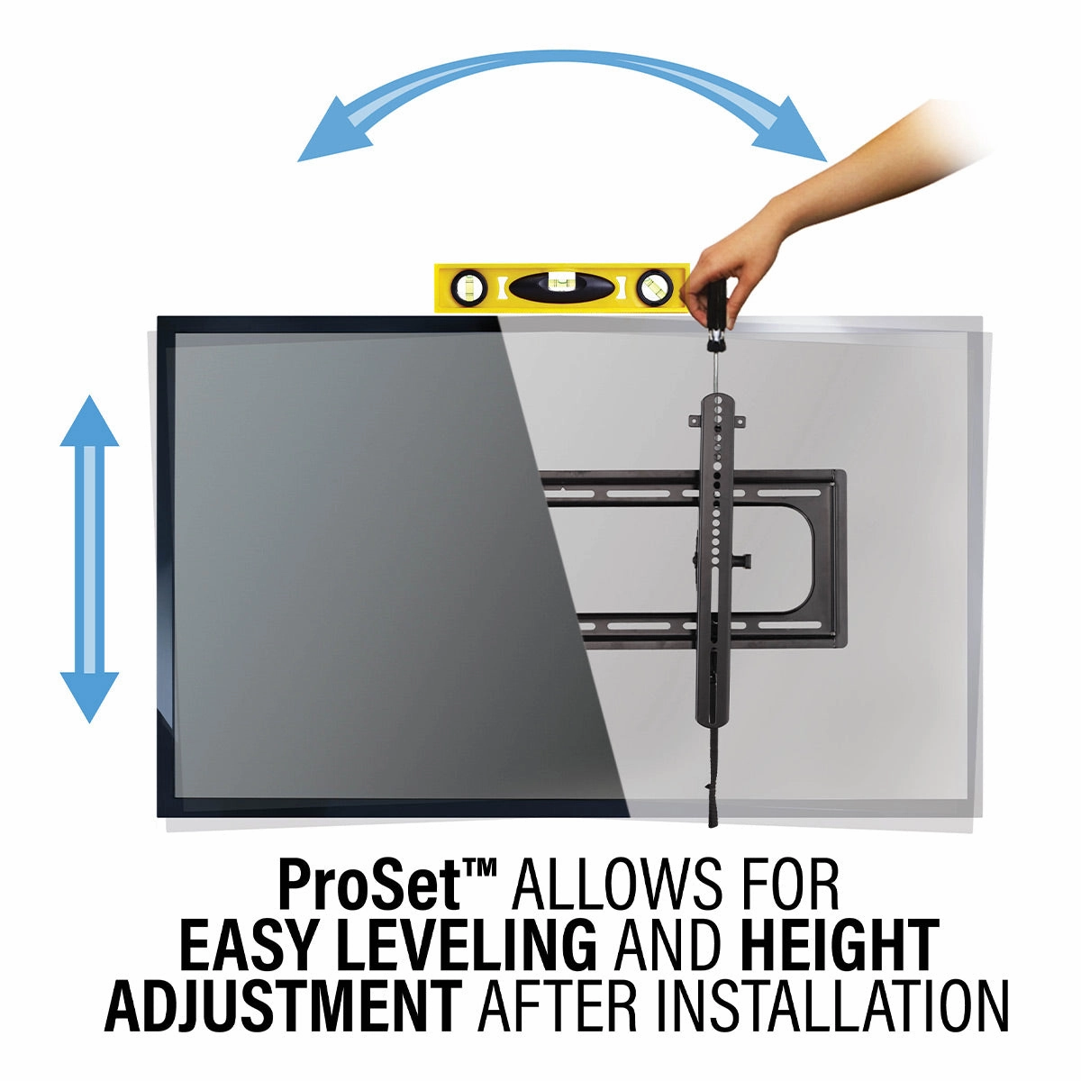Sanus VODLT1-B2 Premium Large Outdoor Tilt Mount with Corrosion Resistant Coating & Stainless-Steel Hardware for 37"-95" TVs