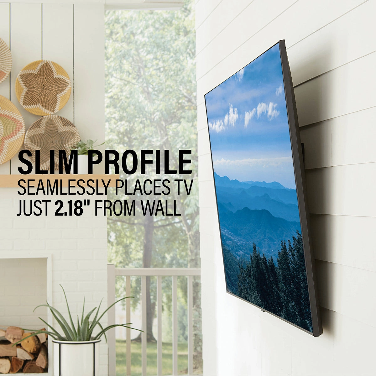 Sanus VODLT1-B2 Premium Large Outdoor Tilt Mount with Corrosion Resistant Coating & Stainless-Steel Hardware for 37"-95" TVs
