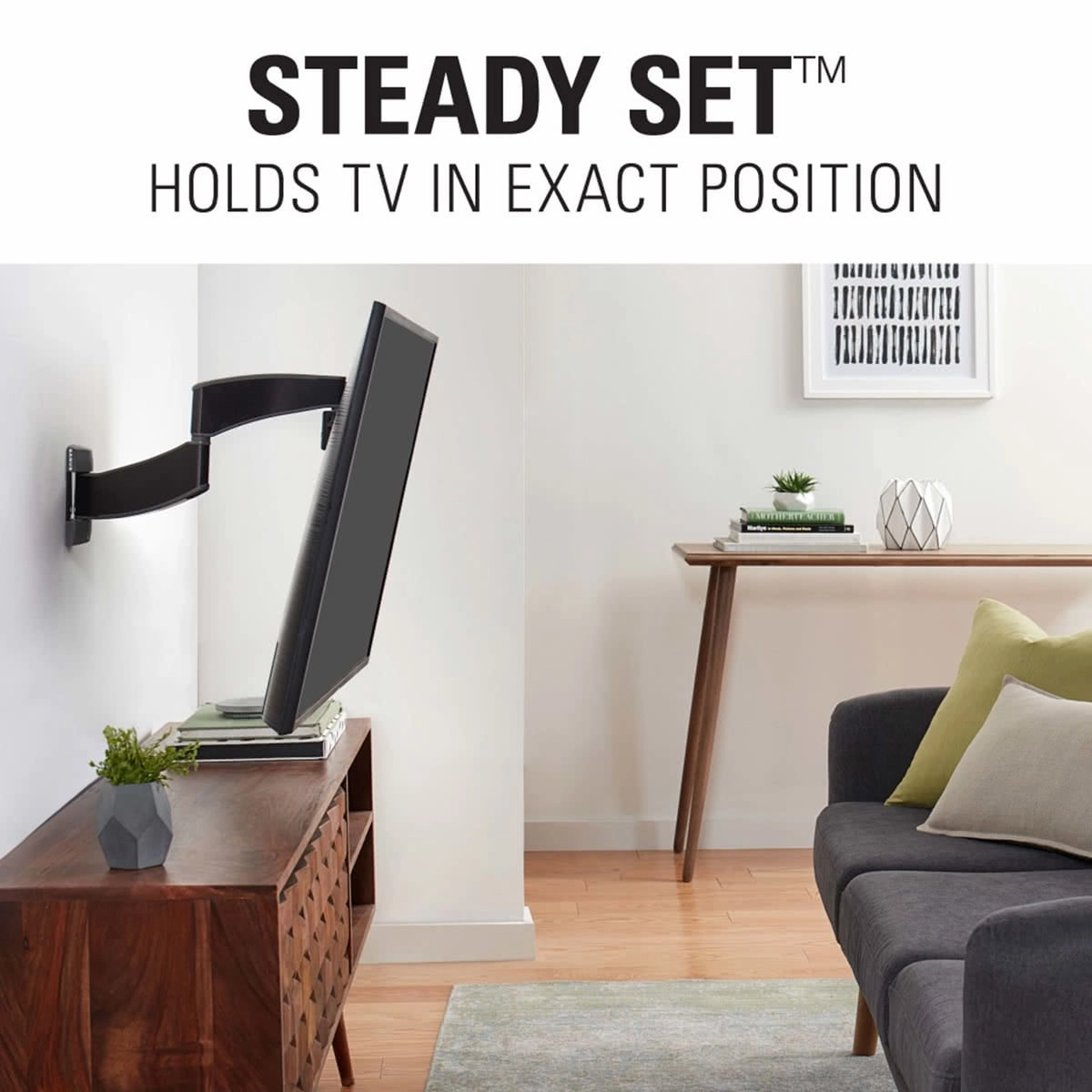 Sanus VSF716 Small Full Motion TV Mount for 19" - 40" TV (Black)