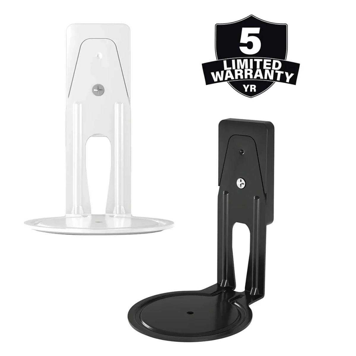 Sanus WSFME12 Fixed Speaker Wall Mounts for Sonos Ear 100 - Pair (White)