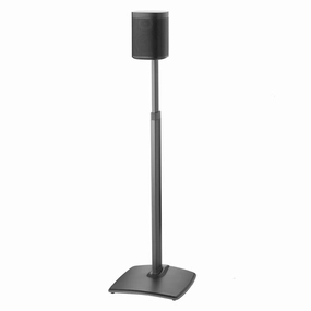 Sanus WSSA1 Height-Adjustable Wireless Speaker Stand for Sonos ONE, PLAY:1, and PLAY:3 - Each (Black) Speaker stands,Audio Stands,Speaker Mounts