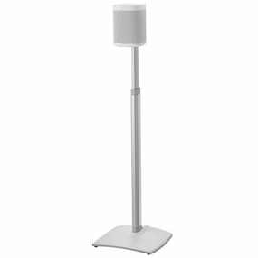 Sanus WSSA1 Height-Adjustable Wireless Speaker Stand for Sonos ONE, PLAY:1, and PLAY:3 - Each (White) Speaker stands,Audio Stands,Speaker Mounts