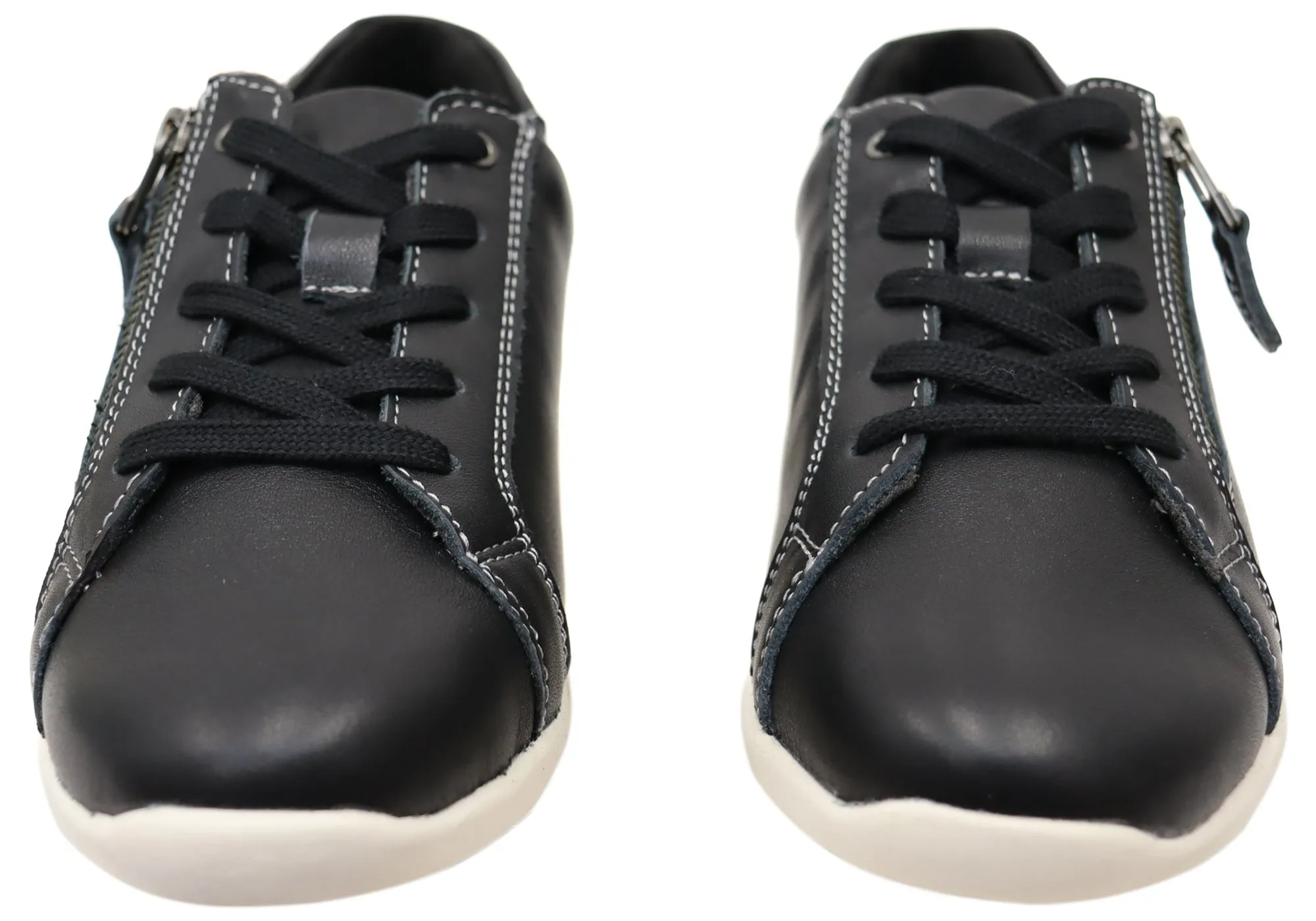 Scholl Orthaheel Womens Leather Comfortable North Sneakers Shoes Scholl Orthaheel Shoes