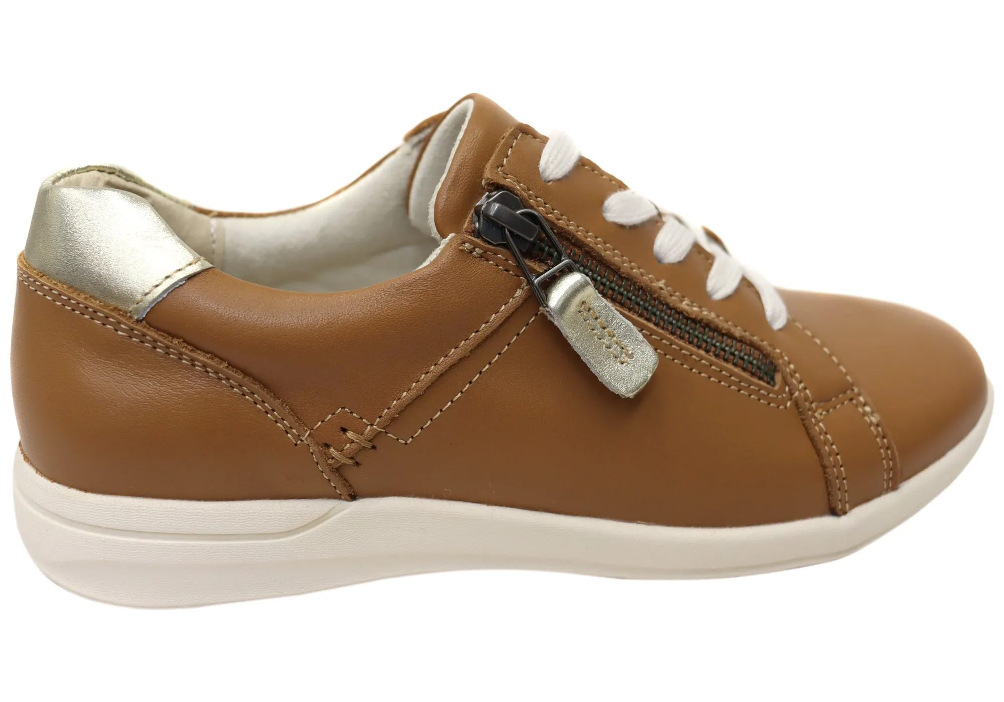 Scholl Orthaheel Womens Leather Comfortable North Sneakers Shoes Scholl Orthaheel Shoes