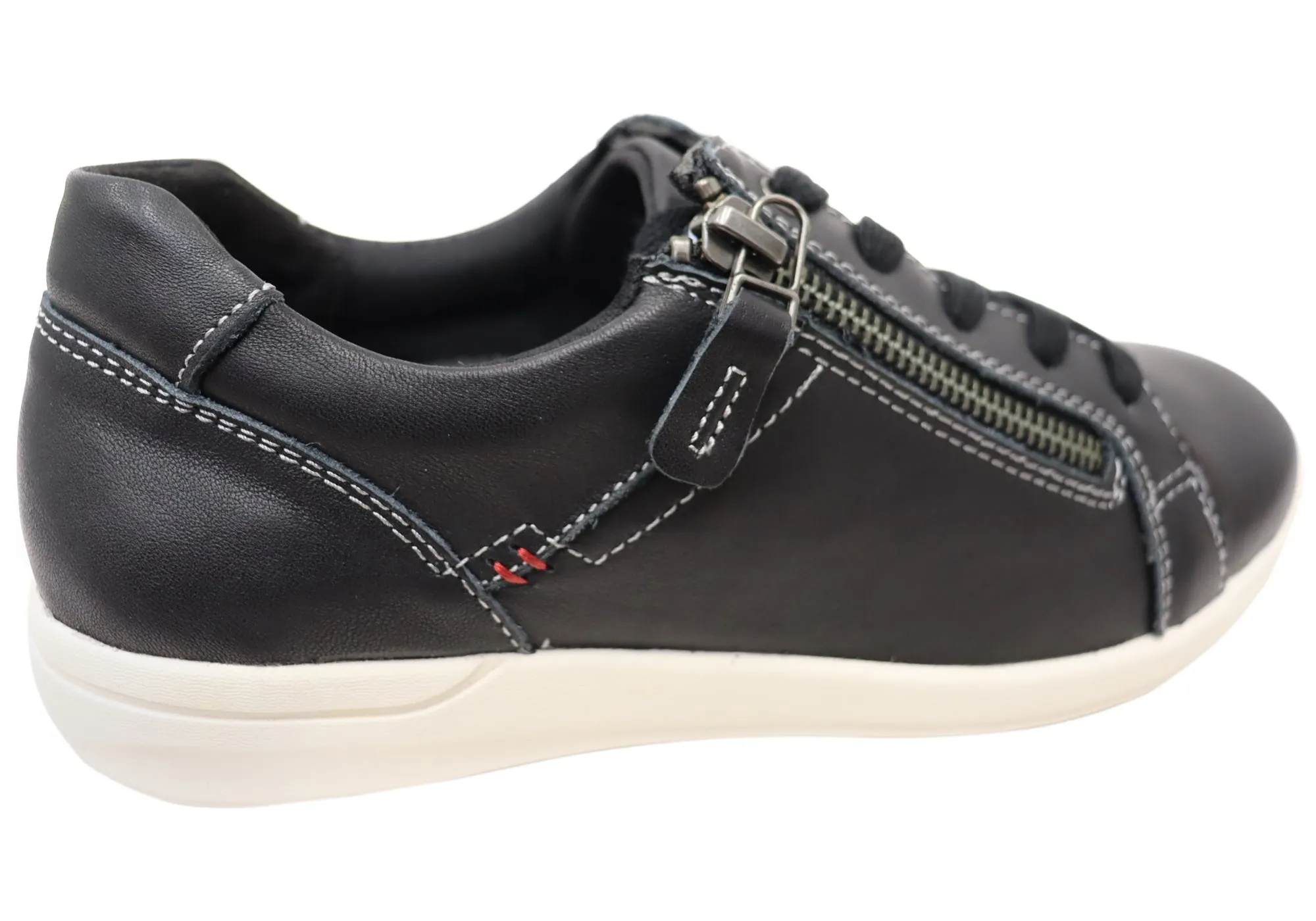 Scholl Orthaheel Womens Leather Comfortable North Sneakers Shoes Scholl Orthaheel Shoes