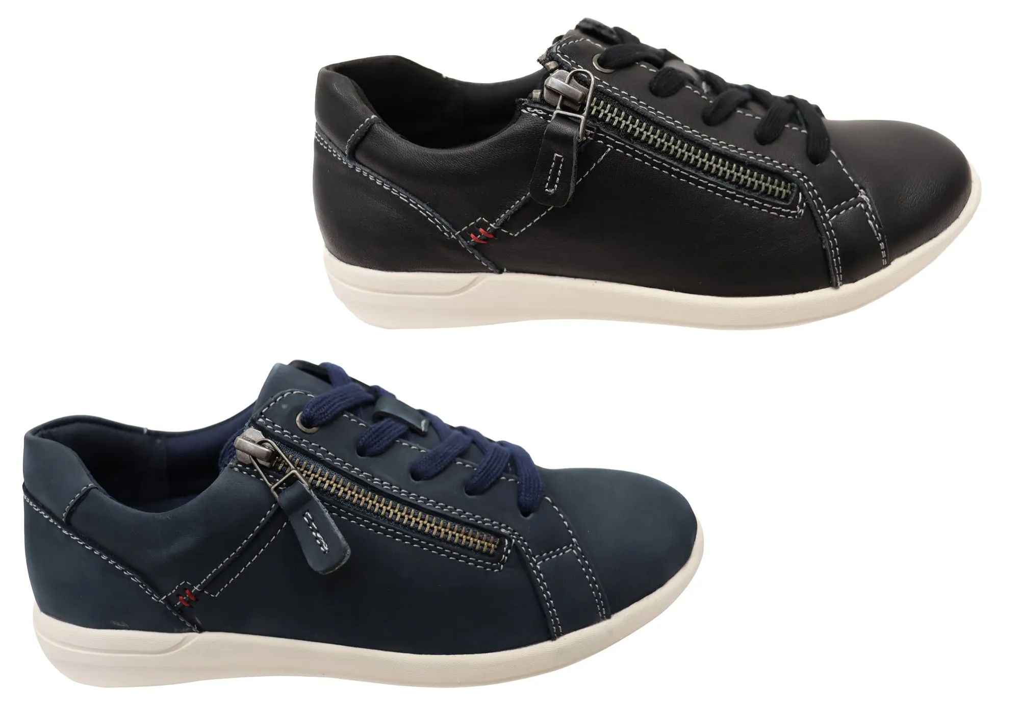 Scholl Orthaheel Womens Leather Comfortable North Sneakers Shoes Scholl Orthaheel Shoes