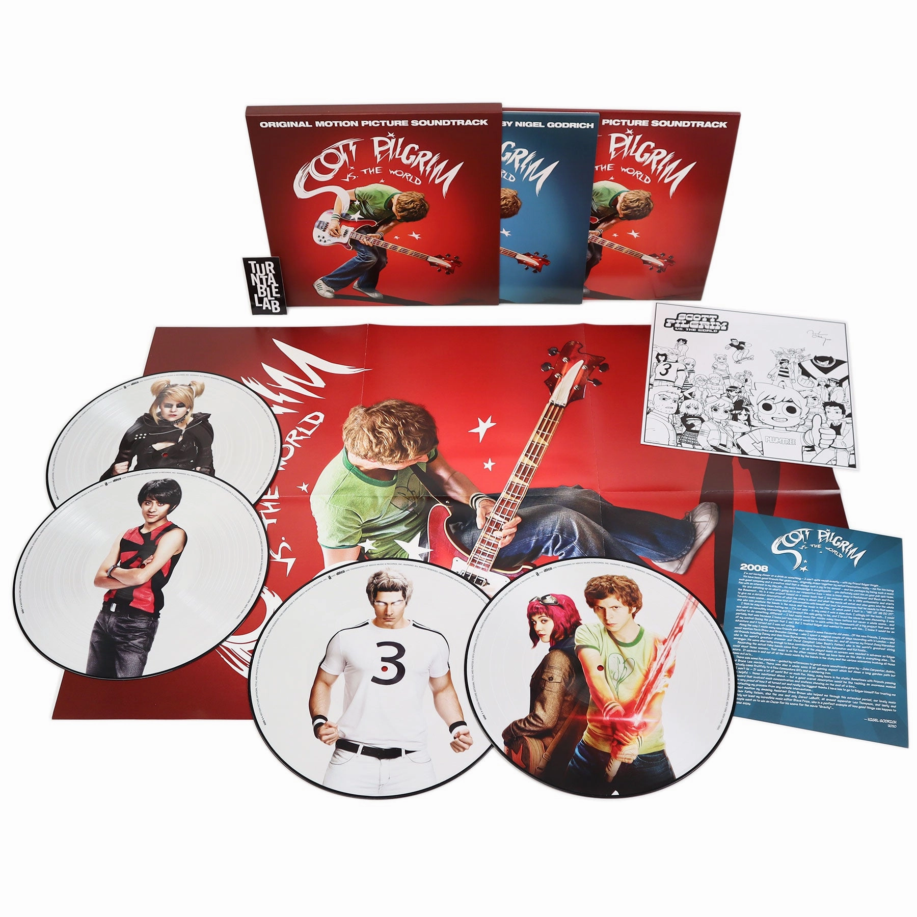Scott Pilgrim vs. The World: Scott Pilgrim vs. The World Soundtrack - Deluxe 'Seven Evil Exes' Edition (Pic Disc) Vinyl 4LP Boxset
