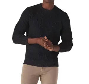 Seawool Nep Crewneck Sweater In Navy
