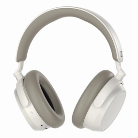 Sennheiser Accentum Plus Wireless Noise-Cancelling Over-Ear Headphones (White) Noise cancelling,ANC Headphones,Silence Technology