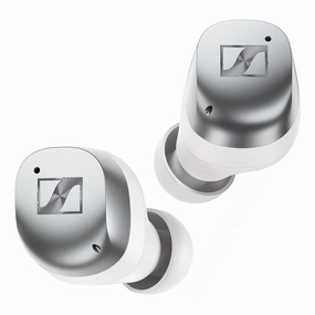 Sennheiser Momentum True Wireless 4 Earbuds (White Silver) Noise cancelling,ANC Headphones,Silence Technology
