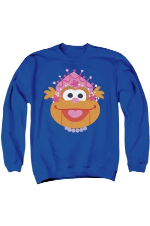 Sesame Street Christmas Nutcracker Zoey Adult Crewneck Sweatshirt