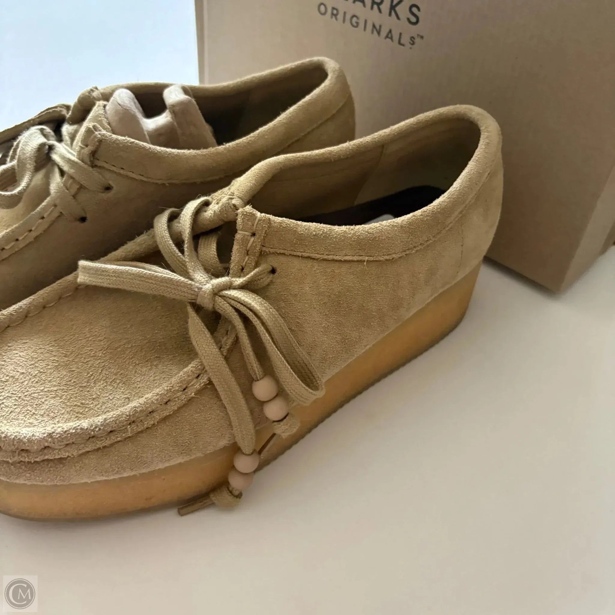 Shoes Heels Block By Clarks In Beige, Size: 7.5 clarks